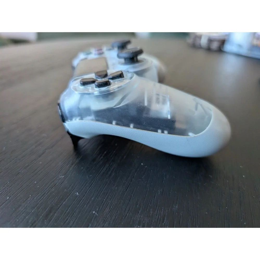 Sony Playstation PS4 DualShock Wireless Controller Clear White OEM (Tested)